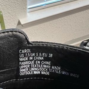 Black Woman ankle boots